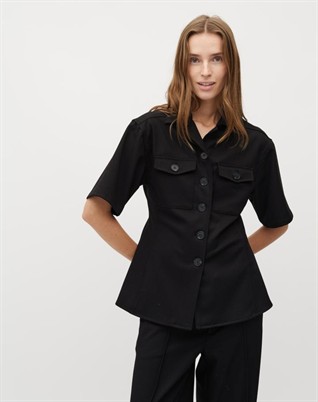 Peplina-M Bluse - Black